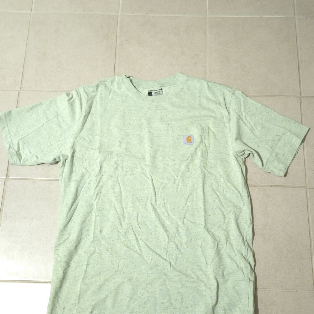 Carhartt Men's Light Green Short Sleeve Tee Size Large